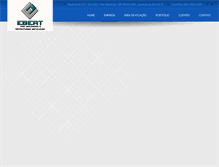 Tablet Screenshot of construtoraebert.com.br